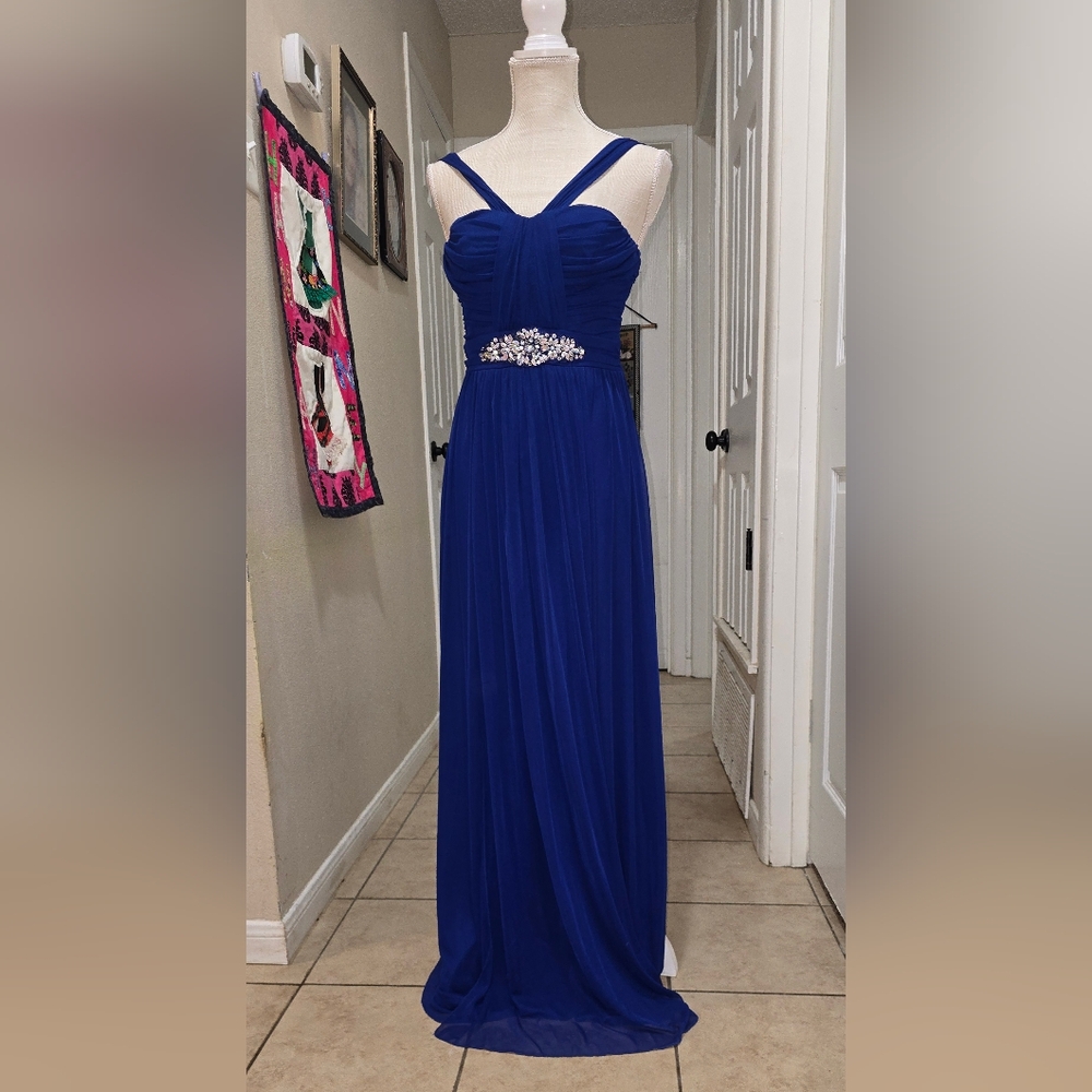 B. Darlin Royal Blue Formal Prom Dress Size 5/6